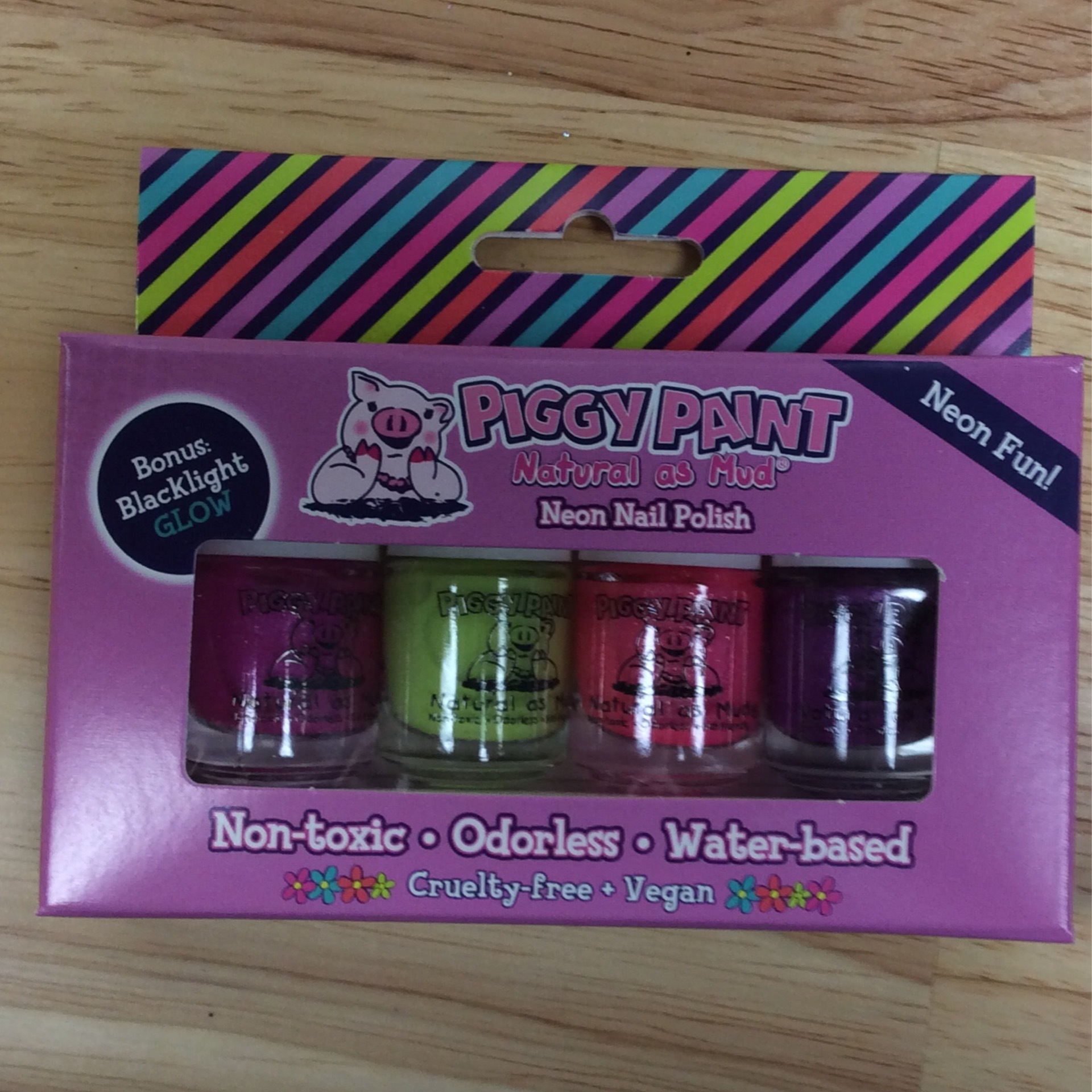 Piggy Paint Neon Nail Polish | Going Places Dolls, Fabric, and Things